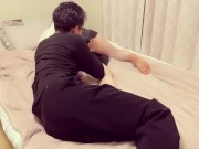 新しく買ったミニスカートのインナーをばれないように切ったら怒られたけどそのまま体中触りまくる-日本人/素人カップル/個人撮影/服破り/変態 8/16