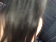 I masturbate my brother's girlfriend with her new vibrator in the uber 1/16