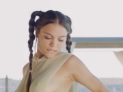 ULTRAFILMS Absolutely gorgeous Russian model Elizabeth T taking off all of her clothes and teasing 4/16