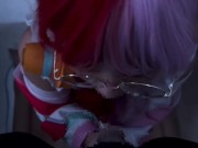 メガネ姿のONEPIECE 歌姫ウタが幼馴染をウタワールドに連れてエロチ〇ポをごっくんフェラで興奮しちゃう♡ one piece cosplay gokkun UTA 1/16