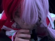 メガネ姿のONEPIECE 歌姫ウタが幼馴染をウタワールドに連れてエロチ〇ポをごっくんフェラで興奮しちゃう♡ one piece cosplay gokkun UTA 14/16