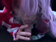 メガネ姿のONEPIECE 歌姫ウタが幼馴染をウタワールドに連れてエロチ〇ポをごっくんフェラで興奮しちゃう♡ one piece cosplay gokkun UTA 15/16