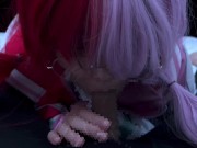 メガネ姿のONEPIECE 歌姫ウタが幼馴染をウタワールドに連れてエロチ〇ポをごっくんフェラで興奮しちゃう♡ one piece cosplay gokkun UTA 8/16