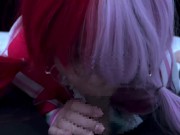 メガネ姿のONEPIECE 歌姫ウタが幼馴染をウタワールドに連れてエロチ〇ポをごっくんフェラで興奮しちゃう♡ one piece cosplay gokkun UTA 9/16