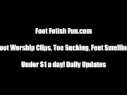 Femdom Feet Worshiping And POV Teasing Porn 12/16
