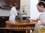 SISPORN. During dinner guy tricks lovely stepsis into taboo sex in bedroom 8/16