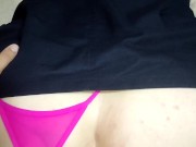 Sex with woman with/سکس یهویی با زن همسایه که مانتوشو در نمیاره میگه باید زود برم