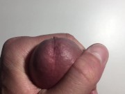 Close and juicy cumshot