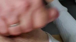 Bf back from work, jerk off time