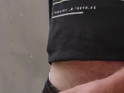 Wanking outside in die garden 10/16