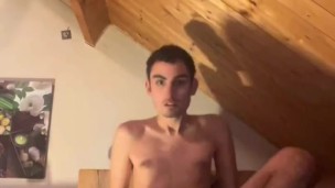 Turkish Greek guy jerking off