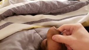 Post Cum Foreskin Play