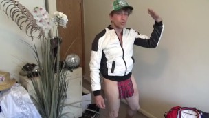 Irish Scottish Bagpipe Exotic Naked & Hard Dancer!