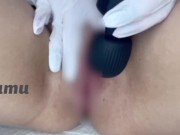 電マでおまんこトロトロ/// おまんこドアップ恥ずかしい/// 素人 オナニー Japanese Masterbation 12/16