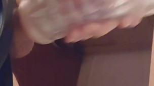 Exploding cumshot with a fleshlight