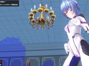 エロアニメ　レイ、アスカと3P中出し、レズあり 2/16