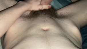 Handsome Uk teen play with his massive cock after workout.