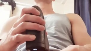 Nutting for third time today with my favourite toy - intense orgasm