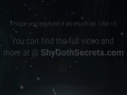 ShyGothSecrets Teaser - Mutual Masturbation on ShyGothSecrets 15/16