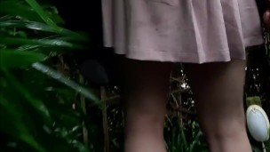 Public upskirt