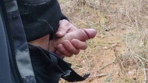 Show my cock in the forrest