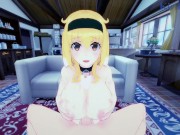 Roxanne and I have intense sex in the bedroom. - Harem in the Labyrinth of Another World POV Hentai 4/16