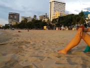 pussy Flashing on Public