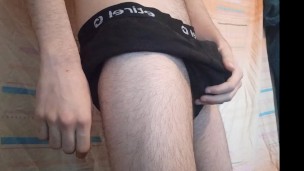 Grabbing my crotch