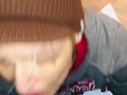 Relaxed milf sucking the black of this bbc! Dipped dick in her Jose quevo mixed drink 💃🥳💦😎 3/16