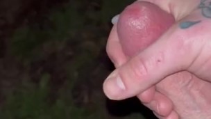 Solo Campfire Cumshot