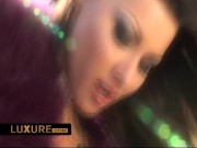 Gorgeous lesbian trio with a dildo 9/16