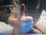 afrika girl recording my self footjob  2/16