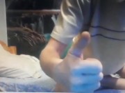 afrika girl recording my self footjob  3/16