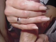 Fast sloppy Handjob 15/16