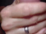 Fast sloppy Handjob 5/16