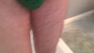 Christmas panty pee