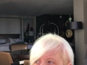 Sucking bbc on the 10th floor suit at the Omni hotel! Sucking bbc all day and night! 8/16