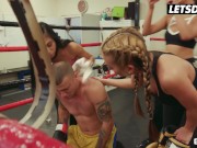 Horny Sluts Gina, Kat & Ember Snow Enjoy Nasty Affair With Big Cock - LETSDOEIT 3/16