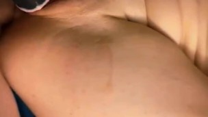 Tiny slut gets ass filled while pussy gets fucked