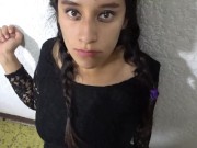 POV Wednesday is doing a great sloppy blowjob with huge facial 12/16