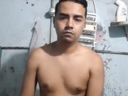 Masturbandome en el baño, video de verificación