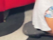 Sexy and hot girls in miniskirt short skirts play games at home behind the scenes 4/16