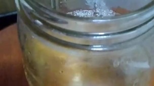 Making Pup Abra Something to Drink
