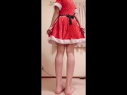 【日本人 個人撮影 素人】2022年クリスマス、サンタコスプレでクリトリス剥き出しドアップ立ちオナニー 1/16