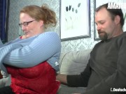 BBW Mature Takes Hard Cock In Her Hungry Pussy - AMATEUR EURO 2/16
