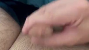 Quickie cum ropes on a hairy cub
