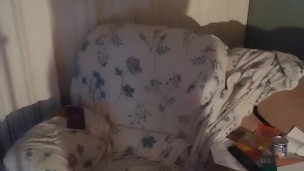 Perverted Roommate Films Girl Playing Fortnite In Her Bra and Panties