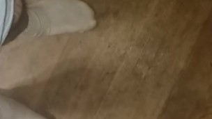 Sean pissin in a bottle