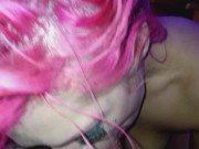 Sexy pink haired girlfriend 4/16