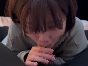 【ドM女子大生】彼氏のち〇ぽを喉ま〇こでイラマチオされても興奮して精子もごっくんしちゃう♡ cum in mouth gokkun 10/16